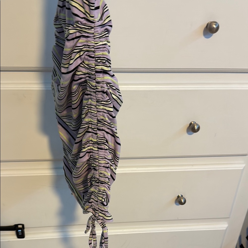 Striped Ruched Dress - Picture 2 of 2